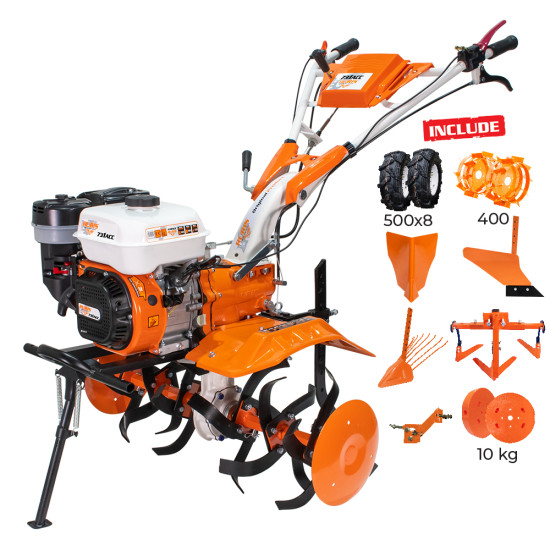 Motosapatoare RURIS 731ACC1 + roti cauciuc 5.00-8+rarita+plug+adaptor+dispozitiv scos cartofi+roti metalice 400 fara manicot+cultivator+set contragreutati 10kg Motosapatoare RURIS 731ACC1 + roti cauciuc 5.00-8+rarita+plug+adaptor+dispozitiv scos cartofi+roti metalice 400 fara manicot+cultivator+set contragreutati 10kg