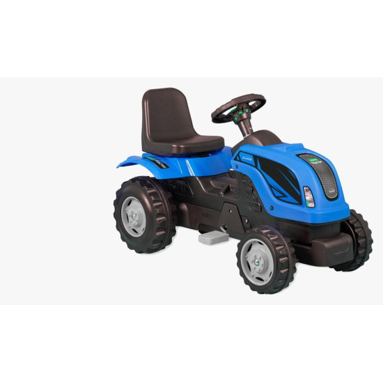 Tractor cu pedale RDB-01-002 albastru, pentru copii