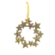 Glob ornamental tip stea RDB-231018, Argintiu, Auriu