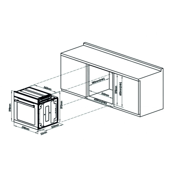 Cuptor electric Samus CS-45BC2