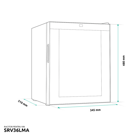 Racitor pentru vin Samus SRV36LMA
