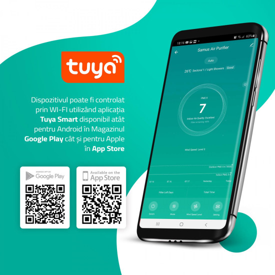 Purificator de aer Samus Aerya 18 WIFI