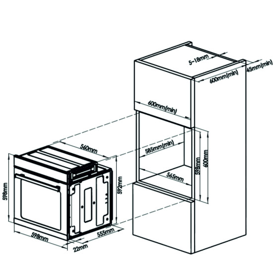 Cuptor electric Samus CS-45BC2