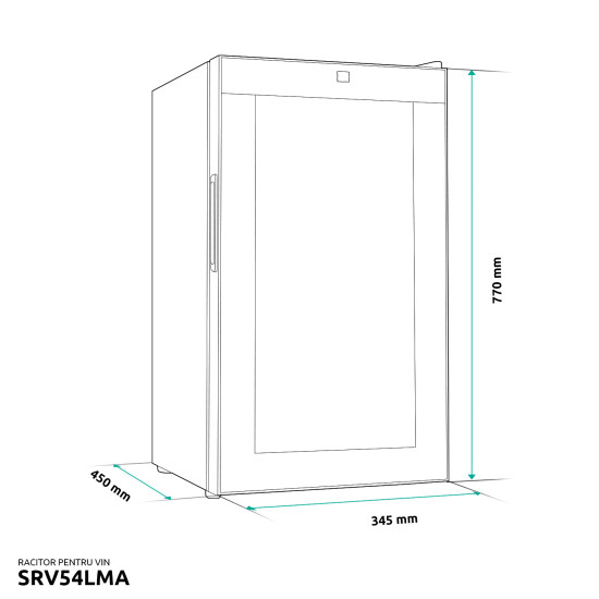 Racitor pentru vin SRV55LMC