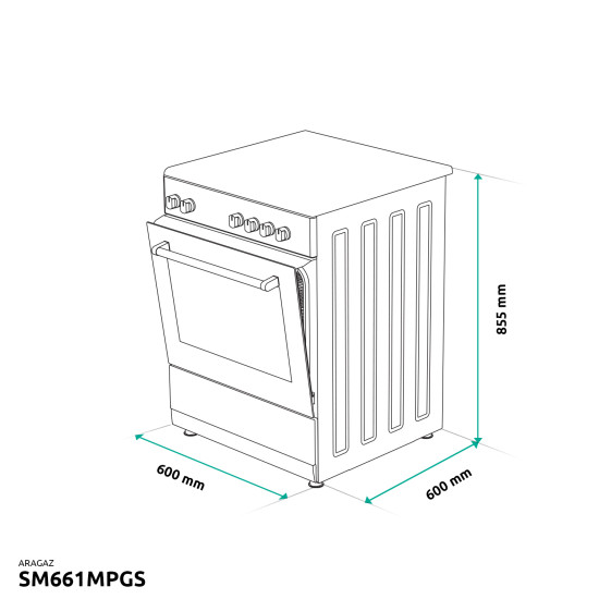 Aragaz Samus SM661MPGS Aragaz Samus SM661MPGS