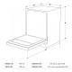 Masina de spalat vase Samus SDW61.6 Masina de spalat vase Samus SDW61.6